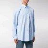 Back Logo Cotton Poplin Shirt “Light Blue” 508465TWB044850