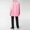 Back Logo Cotton Poplin Shirt “Pink” 556878TEM095630