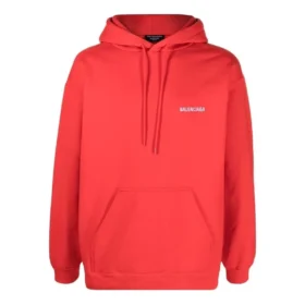 Back Logo Hoodie Regular Fit “Bright Red” 600583TMVF53168