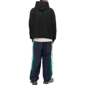 Back Logo Popover Hoodie “Black” 674986TLV971069