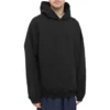 Back Logo Popover Hoodie “Black” 674986TLV971069
