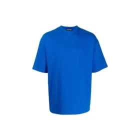 Back Print Logo Cotton T-Shirt “Blue” 570805THV808077