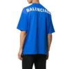 Back Print Logo Cotton T-Shirt “Blue” 570805THV808077