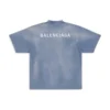 Back T-shirt Medium Fit “Blue White” 764235TPVK14313