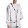 Back Zip-up Hoodie Regular Fit “Dirty White baby-pink” 803264TSVP12420