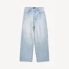 Baggy pants in light blue