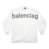 Bal.com Long Sleeve T-shirt Oversized “White” 739027TOVO19081