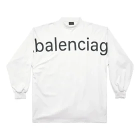 Bal.com Long Sleeve T-shirt Oversized “White” 739027TOVO19081