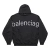 Bal.Com Popover Hoodie “Black” 739024TOVN98151