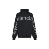 Bal.Com Popover Hoodie “Black” 739024TOVN98151