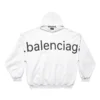 Bal.Com Popover Hoodie “White” 739024TOVN99081