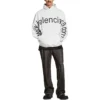 Bal.Com Popover Hoodie “White” 739024TOVN99081