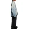 Bal Diagonal Allover Oversized Jacket “Light Blue Japanese Ring Denim” 773616TPW534868