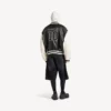Balenciaga | nba collaboration varsity jacket in black/white Balenciaga | nba collaboration varsity jacket in black/white