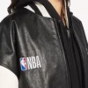 Balenciaga | nba collaboration varsity jacket in black/white Balenciaga | nba collaboration varsity jacket in black/white
