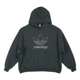 Balenciaga x adidas Logo Oversized Hoodie “Green White” 712396TNVA93775