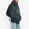 Balenciaga x adidas Logo Oversized Hoodie “Green White” 712396TNVA93775