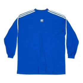 Balenciaga x adidas Long Sleeve T-shirt Oversized “Blue” 728789TNVA65531