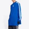 Balenciaga x adidas Long Sleeve T-shirt Oversized “Blue” 728789TNVA65531