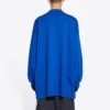 Balenciaga x adidas Long Sleeve T-shirt Oversized “Blue” 728789TNVA65531