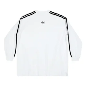 Balenciaga x adidas Long Sleeve T-shirt Oversized “White” 728789TNVA61156