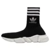 Balenciaga x adidas Originals Speed Sneakers “Black White” 711189WBDV11090