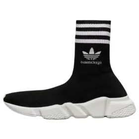 Balenciaga x adidas Originals Speed Sneakers “Black White” 711189WBDV11090 Balenciaga x adidas Originals Speed Sneakers “Black White” 711189WBDV11090