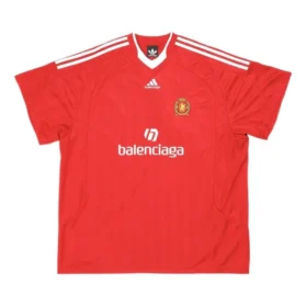 Balenciaga x adidas Soccer T-Shirt Oversized “Red” 723663TNV136400