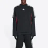 Balenciaga x adidas T-Shirt Medium Fit “Black Red” 712401TNVA61003