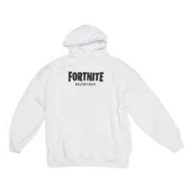 Balenciaga x FORTNITE Hoodie Medium Fit “White” 600583TLVO49040