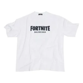 Balenciaga x FORTNITE T-Shirt Medium Fit “White” 612966TLVO39040 Balenciaga x FORTNITE T-Shirt Medium Fit “White” 612966TLVO39040