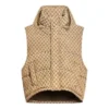 Balenciaga x Gucci The Hacker Project Hacker Cocoon Puffer Gilet Vest “Beige” 681884TLO539585