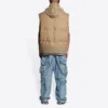 Balenciaga x Gucci The Hacker Project Hacker Cocoon Puffer Gilet Vest “Beige” 681884TLO539585