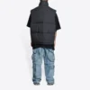 Balenciaga x Gucci The Hacker Project Hacker Cocoon Puffer Gilet Vest “Black” 681884TLO531269