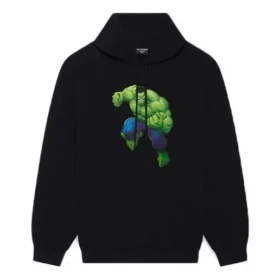 Balenciaga x Marvel Hulk Hoodie Medium Fit “Black” 600583TLV581000