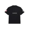 Balenciaga x NASA Crossover Space Retro Short Sleeve Tee “Black” 651795TKVD71070