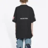 Balenciaga x NASA Crossover Space Retro Short Sleeve Tee “Black” 651795TKVD71070