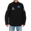 Balenciaga x NASA Space Multi-Patch Shirt “Black” 663076TYB181000