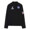 Balenciaga x NASA Space Multi-Patch Sweatshirt “Black” 662496TKVD71070