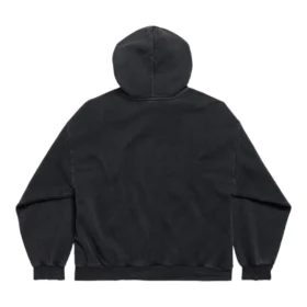 Balenciaga x Puma Hoodie Medium Fit “Black Faded” 767877TTVA41041