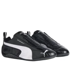 Balenciaga x Puma Speedcat Leather “Black White” 847148WSDSB1090 Balenciaga x Puma Speedcat Leather “Black White” 847148WSDSB1090