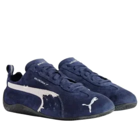 Balenciaga x Puma Speedcat Suede “Distressed Navy White” 847146WSDSD4191 Balenciaga x Puma Speedcat Suede “Distressed Navy White” 847146WSDSD4191
