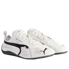 Balenciaga x Puma Speedcat Suede “Distressed White Black” 847146WSDSD9010 Balenciaga x Puma Speedcat Suede “Distressed White Black” 847146WSDSD9010