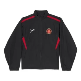 Balenciaga x Puma Tracksuit Jacket “Black Red” 850839TPQ381000