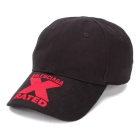 Balenciaga x Rated Cap “Black Red” 617144410B21074 Balenciaga x Rated Cap “Black Red” 617144410B21074