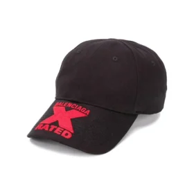 Balenciaga x Rated Cap “Black Red” 617144410B21074 Balenciaga x Rated Cap “Black Red” 617144410B21074