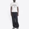 Balenciaga x RuPaul Jointly Signed FW21 Letter Printing Round Collar Male White 670943TLV579057