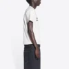 Balenciaga x RuPaul Jointly Signed FW21 Letter Printing Round Collar Male White 670943TLV579057