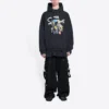 Balenciaga x THE SIMPSONS Cotton Hoodie Wide Fit “Black” 674986TLVG81000