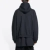 Balenciaga x THE SIMPSONS Cotton Hoodie Wide Fit “Black” 674986TLVG81000